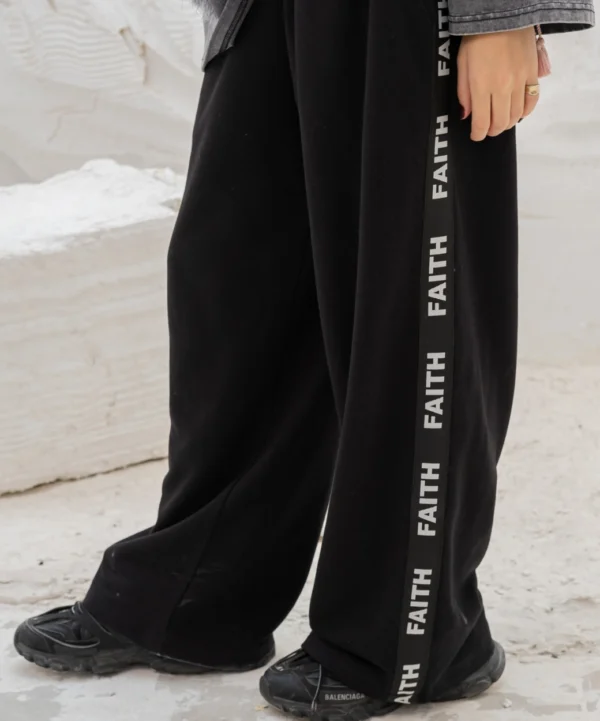 Black Faith Printed Logo