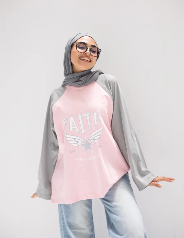 Faith Cotton T-Shirt Pink