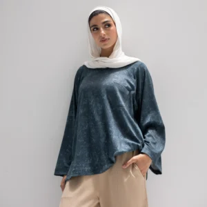 Faith T-Shirt Washed Blue