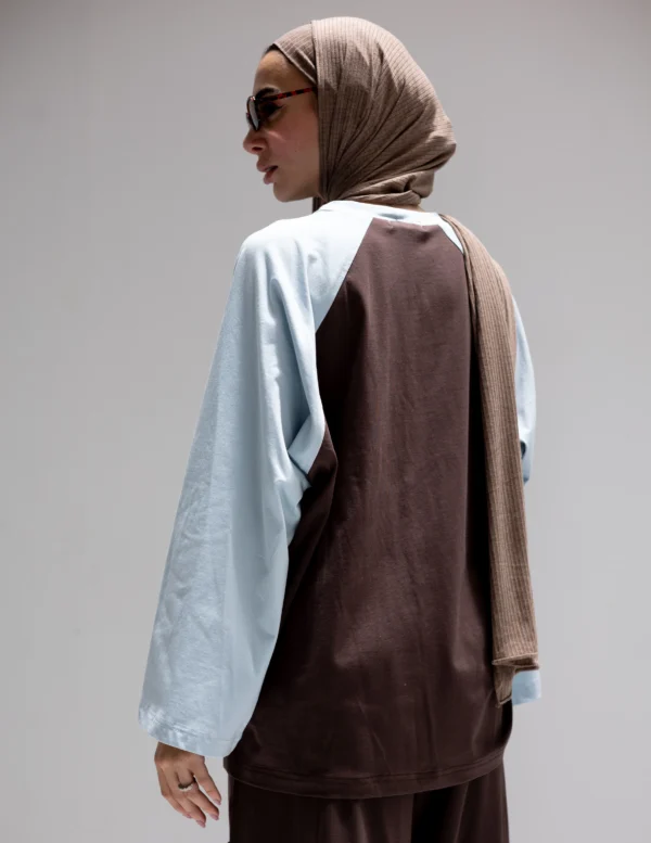Faith Cotton T-Shirt Brown - Image 4